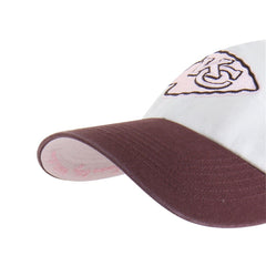 Kansas City Chiefs '47 Unisex Love Letter Clean Up Adjustable Hat - Stone/Burgundy Hats