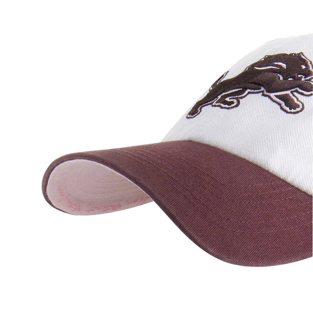 Detroit Lions '47 Unisex Love Letter Clean Up Adjustable Hat - Stone/Burgundy Hats