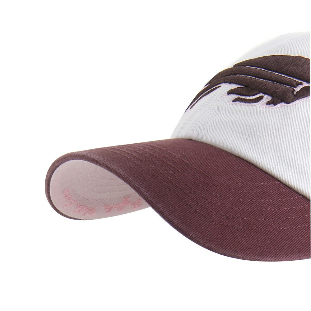Buffalo Bills '47 Unisex Love Letter Clean Up Adjustable Hat - Stone/Burgundy Hats