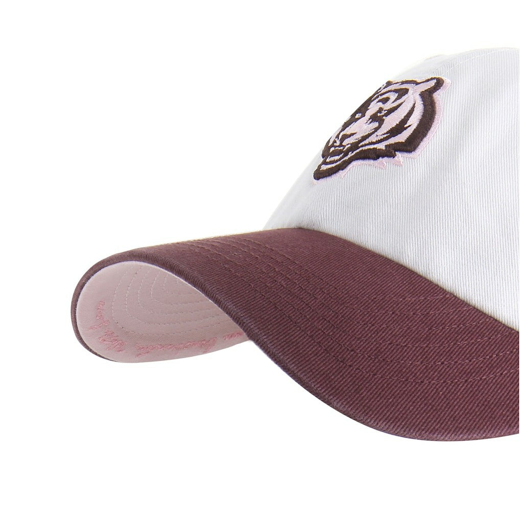 Cincinnati Bengals '47 Unisex Love Letter Clean Up Adjustable Hat - Stone/Burgundy Hats