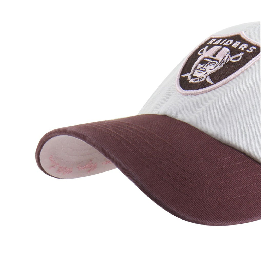 Las Vegas Raiders '47 Unisex Love Letter Clean Up Adjustable Hat - Stone/Burgundy Hats
