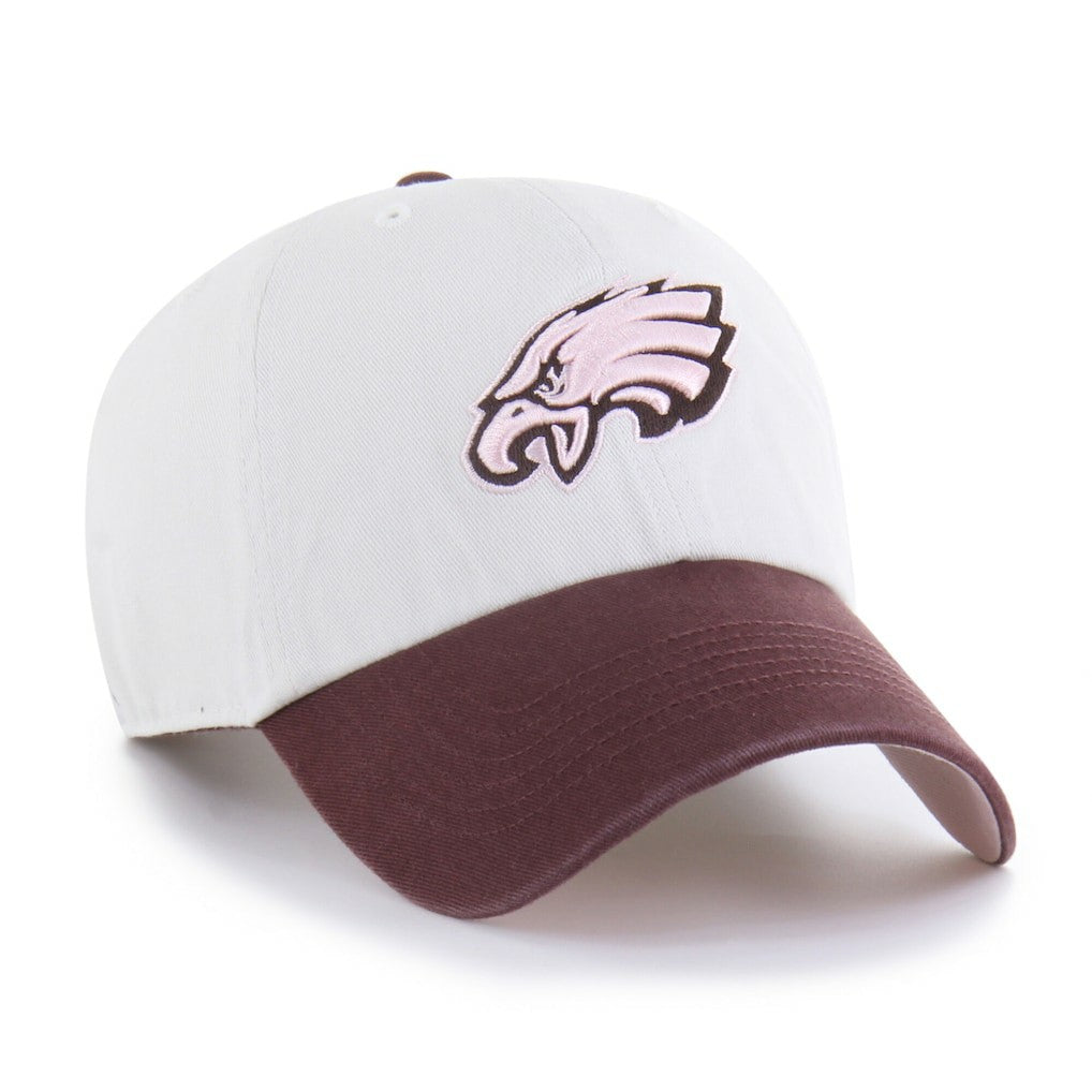 Philadelphia Eagles '47 Unisex Love Letter Clean Up Adjustable Hat - Stone/Burgundy Hats