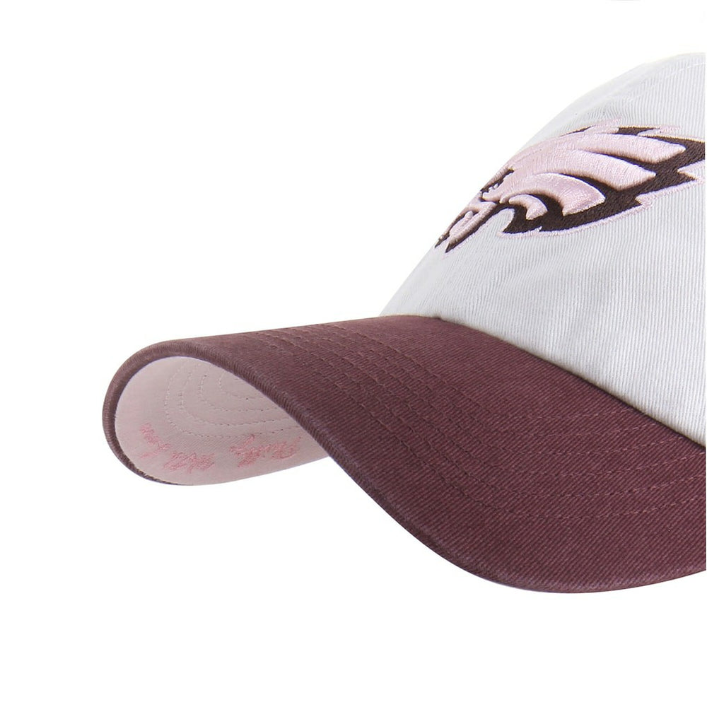 Philadelphia Eagles '47 Unisex Love Letter Clean Up Adjustable Hat - Stone/Burgundy Hats