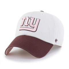 New York Giants '47 Unisex Love Letter Clean Up Adjustable Hat - Stone/Burgundy Hats