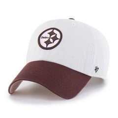 Pittsburgh Steelers '47 Unisex Love Letter Clean Up Adjustable Hat - Stone/Burgundy Hats