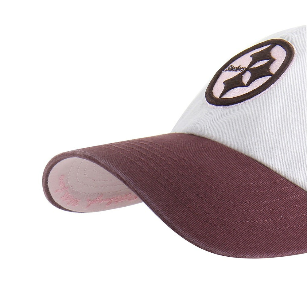 Pittsburgh Steelers '47 Unisex Love Letter Clean Up Adjustable Hat - Stone/Burgundy Hats