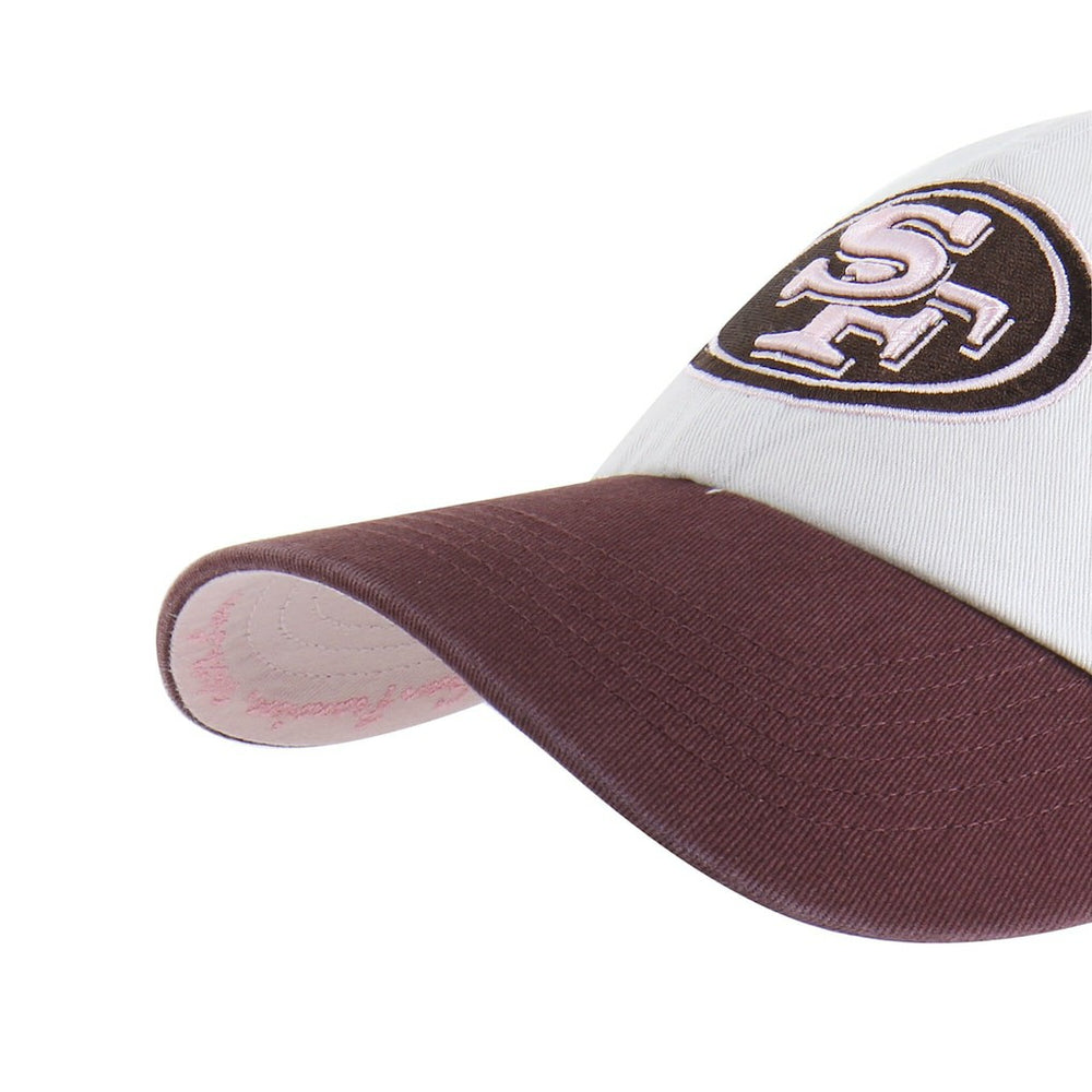 San Francisco 49ers '47 Unisex Love Letter Clean Up Adjustable Hat - Stone/Burgundy Hats