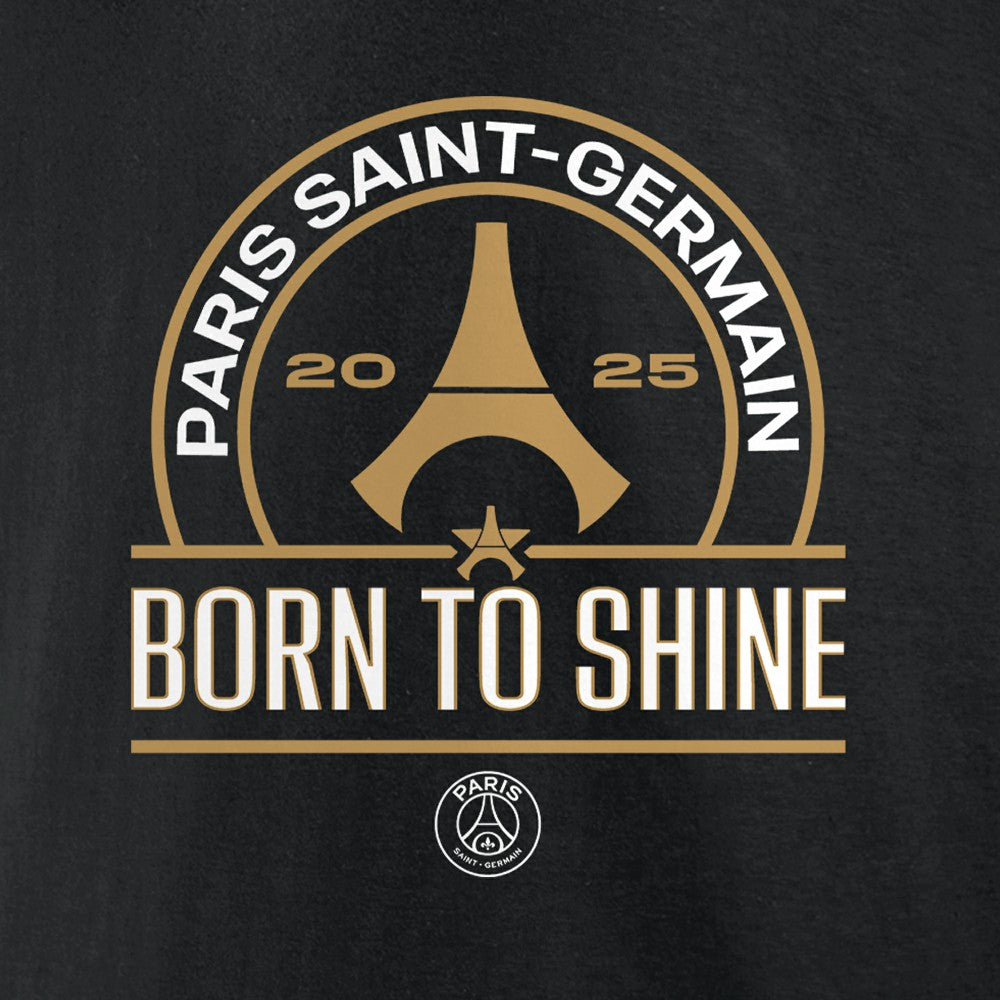 Paris Saint-Germain 2025 Champions League Winners Signature Roster T-Shirt Black