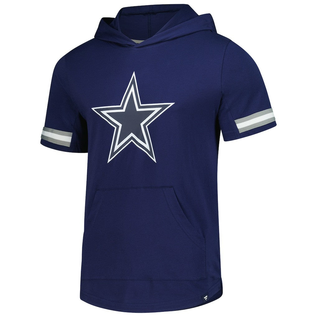 Dallas Cowboys Optimal Play Short Sleeve Hooded T-Shirt - Navy T-shirts