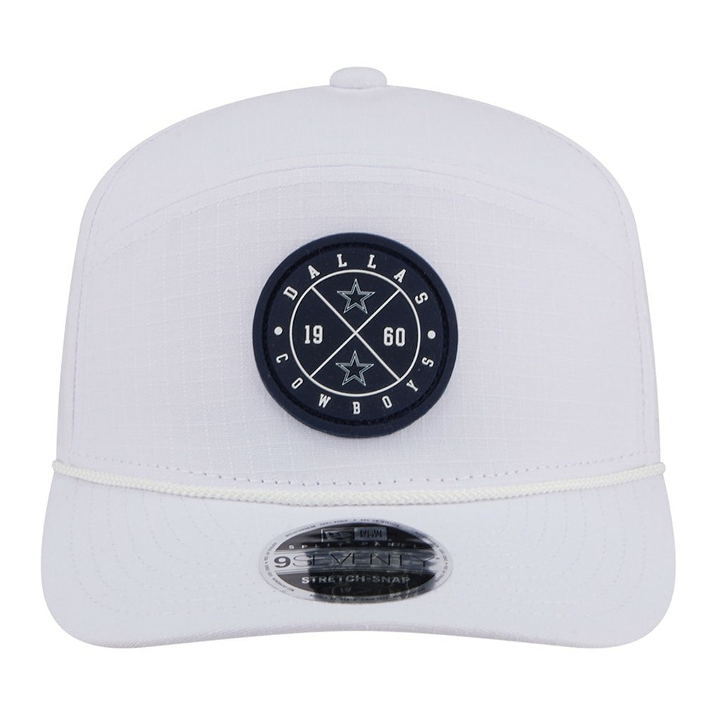 Dallas Cowboys New Era Quick Strike Split Panel 9SEVENTY Stretch-Snap Hat - White Hats