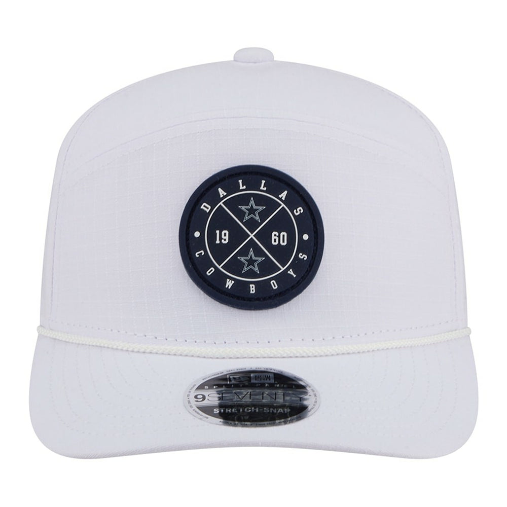 Dallas Cowboys New Era Quick Strike Split Panel 9SEVENTY Stretch-Snap Hat - White Hats