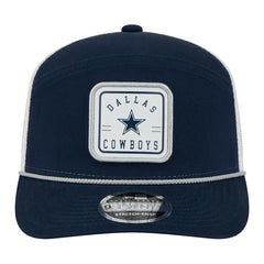 Dallas Cowboys New Era Quick Strike Split Panel 9SEVENTY Stretch-Snap Trucker Hat - Navy Hats