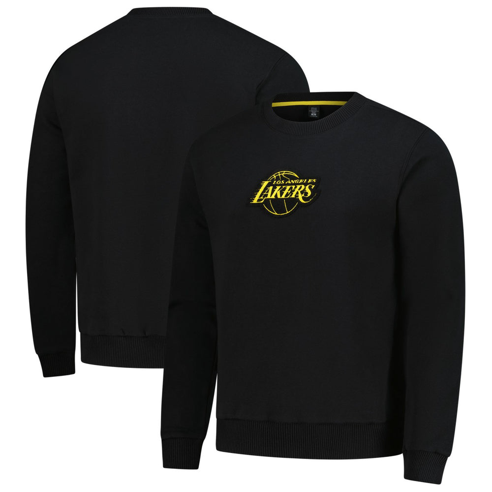 Los Angeles Lakers Stadium Essentials Unisex Club Level Chenille Sweatshirt Black