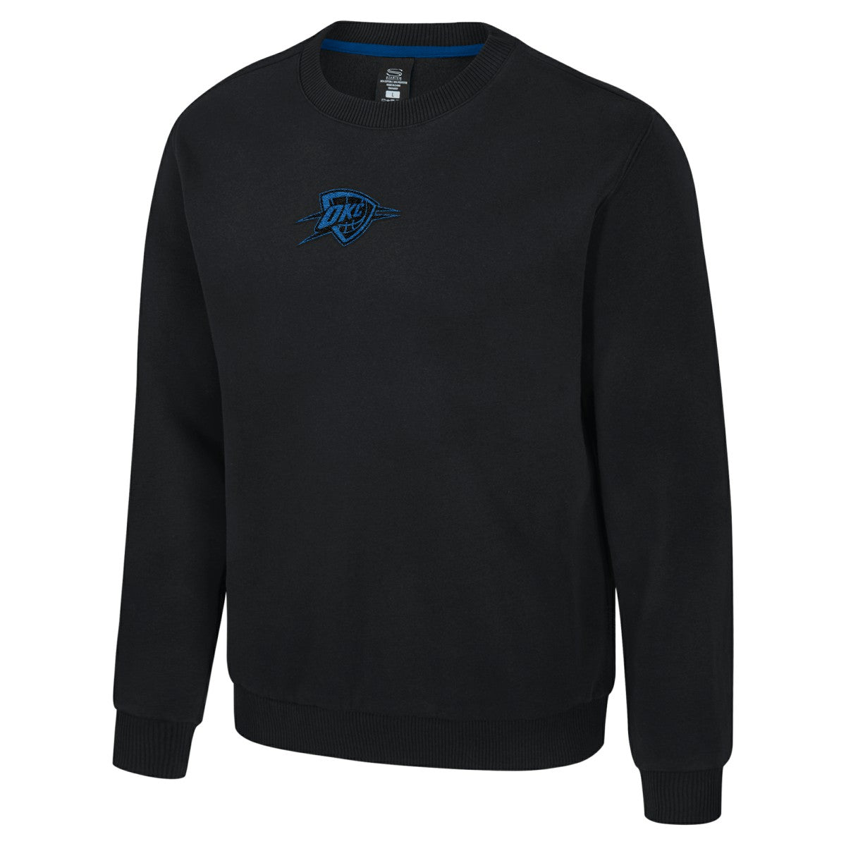 Oklahoma City Thunder Stadium Essentials Unisex Club Level Chenille Sweatshirt Black