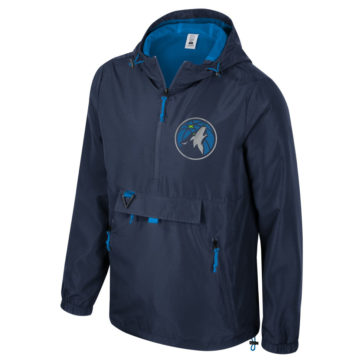 Minnesota Timberwolves Stadium Essentials Unisex Compete Quarter-Zip Hoodie Jacket Navy outlet