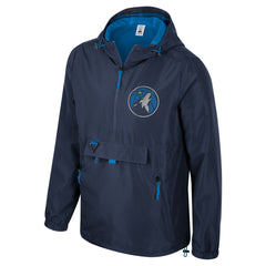 Minnesota Timberwolves Stadium Essentials Unisex Compete Quarter-Zip Hoodie Jacket Navy outlet