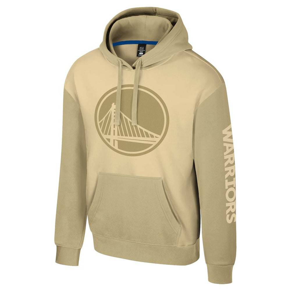 Golden State Warriors Stadium Essentials Unisex Rafters Burst Hoodie Khaki