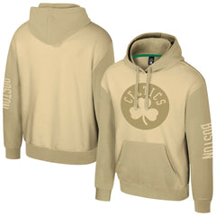 Boston Celtics Stadium Essentials Unisex Rafters Burst Hoodie Khaki