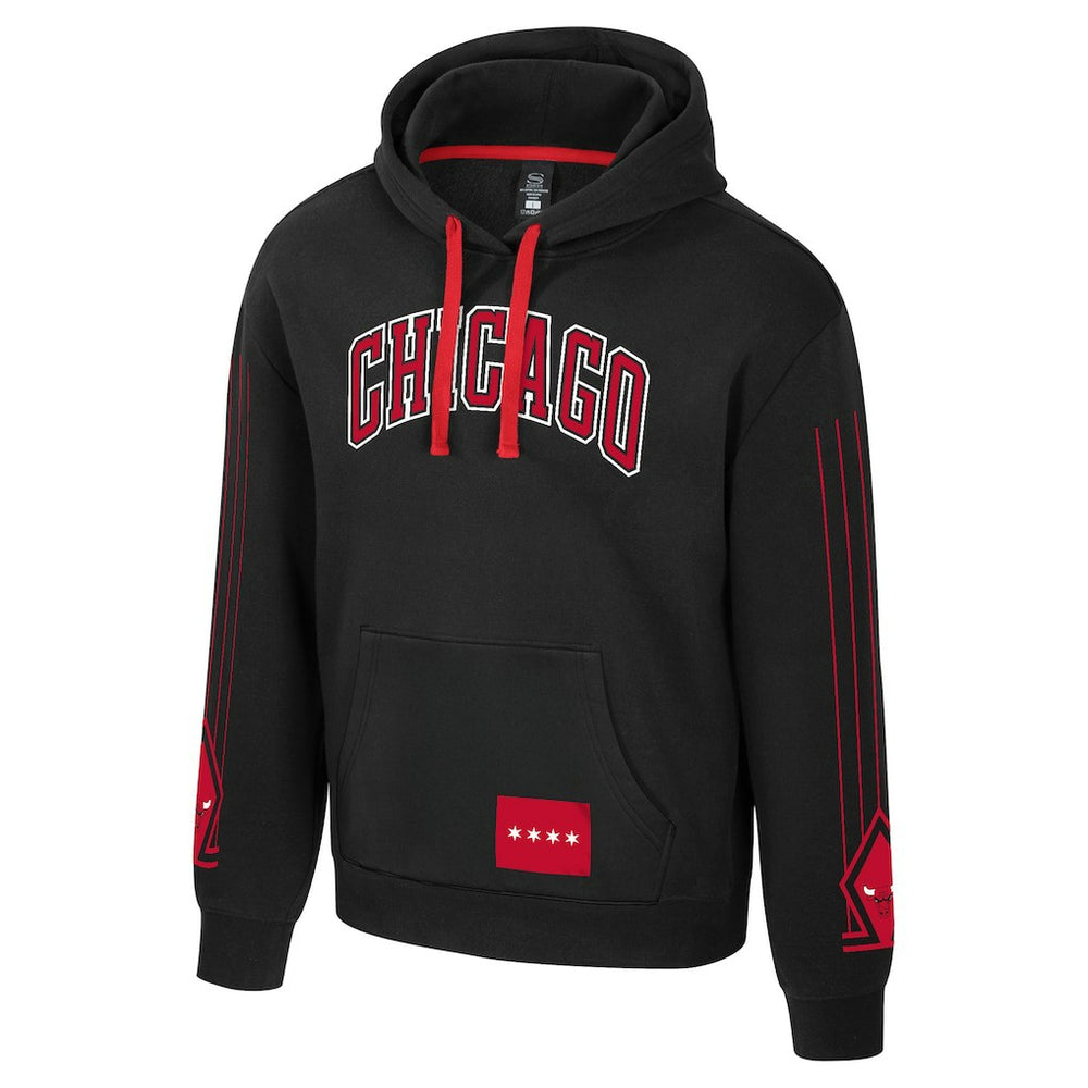 Chicago Bulls Stadium Essentials Unisex City Star Hoodie Black