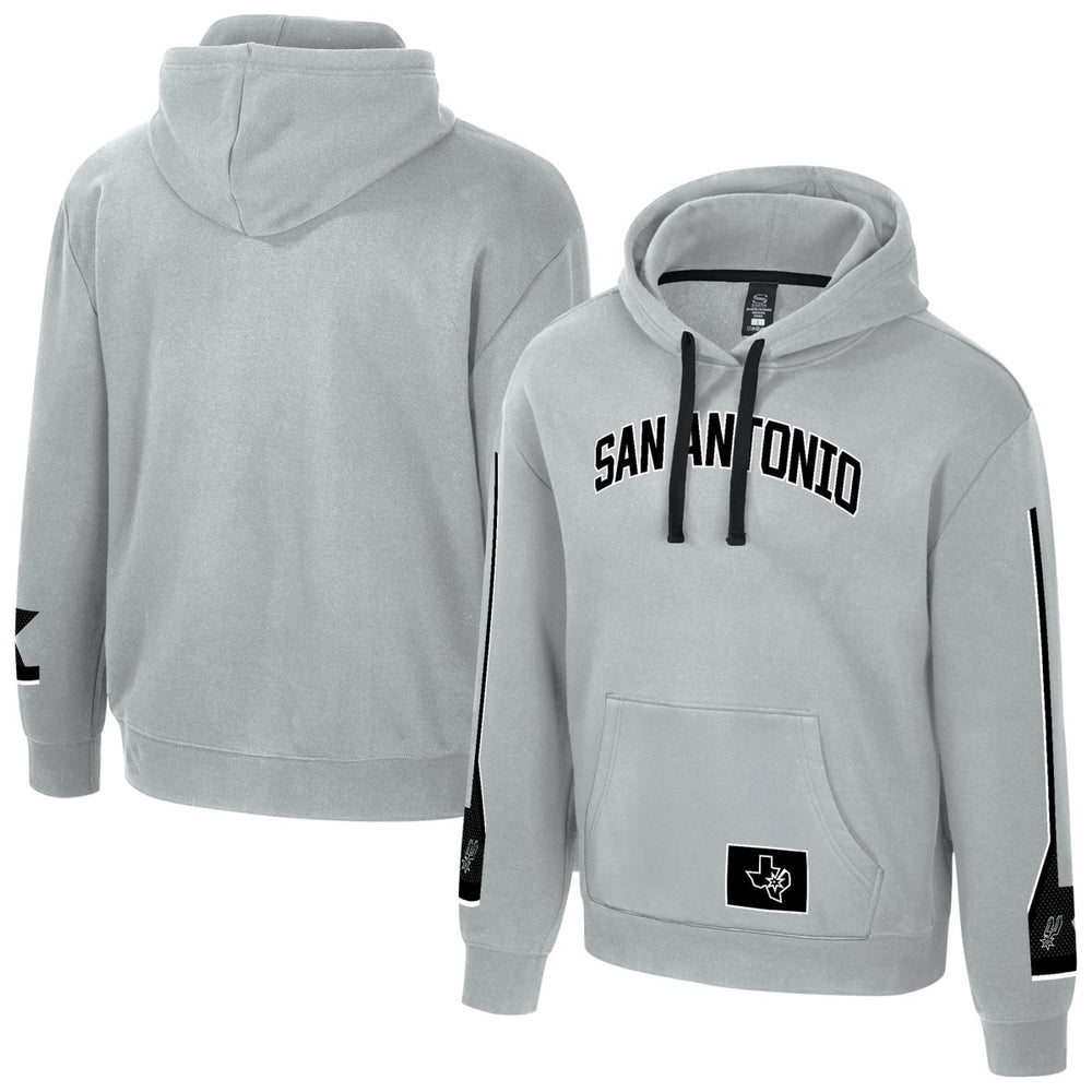 San Antonio Spurs Stadium Essentials Unisex City Star Hoodie Silver