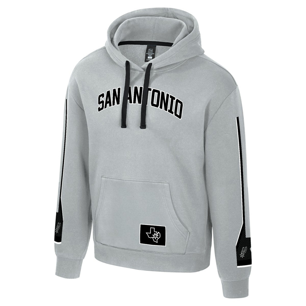 San Antonio Spurs Stadium Essentials Unisex City Star Hoodie Silver