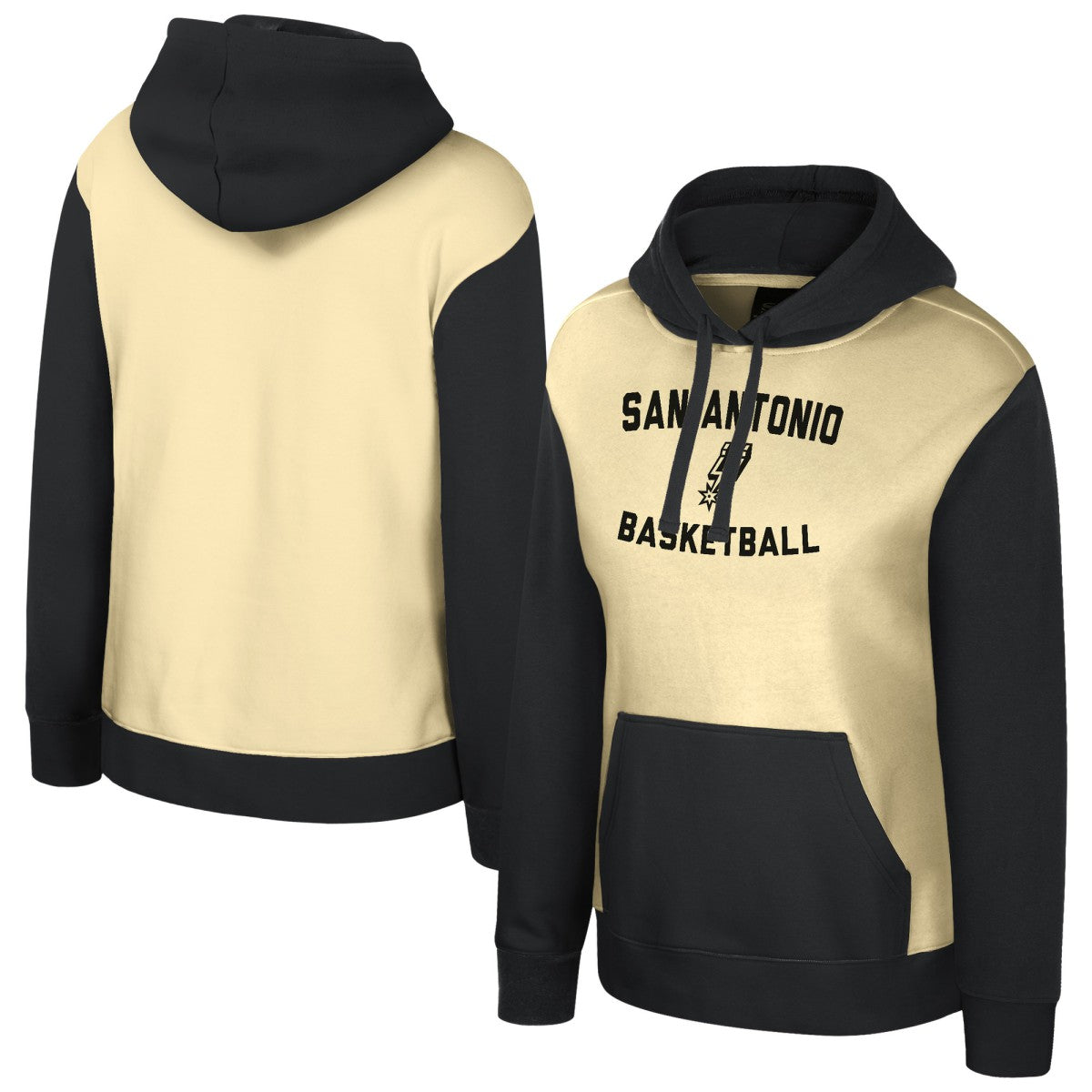 San Antonio Spurs Stadium Essentials Women's Rafters Road Trip Hoodie Cream