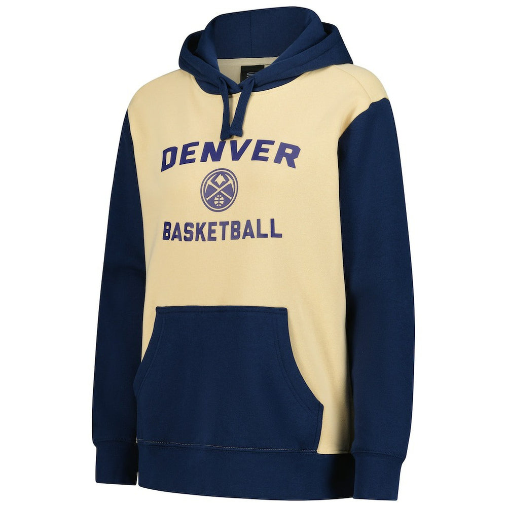 Denver Nuggets Stadium Essentials Women's Rafters Road Trip Hoodie Cream