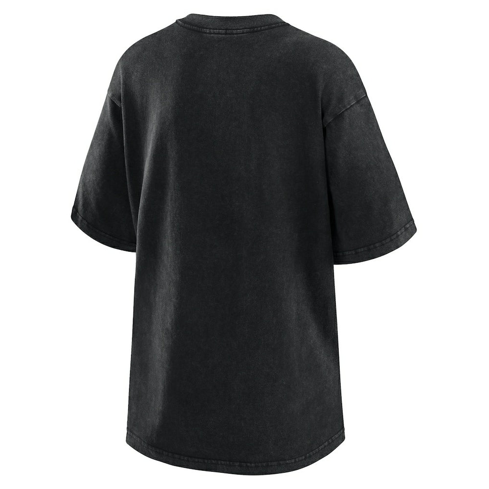 New York Knicks WEAR by Erin Andrews Women's Oversized Boyfriend T-Shirt Black outlet