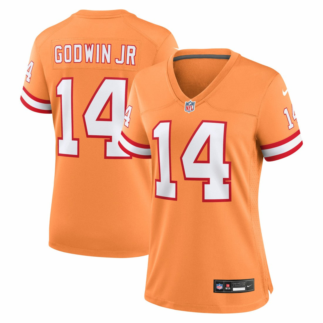 Chris Godwin Jr. Tampa Bay Buccaneers Women's Alternate Game Player Jersey - Orange Jerseys