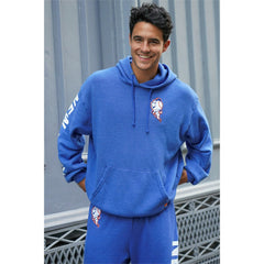 New York Mets Aviator Nation x MLB Unisex Relaxed Tri-Blend Hoodie - Royal Hoodies