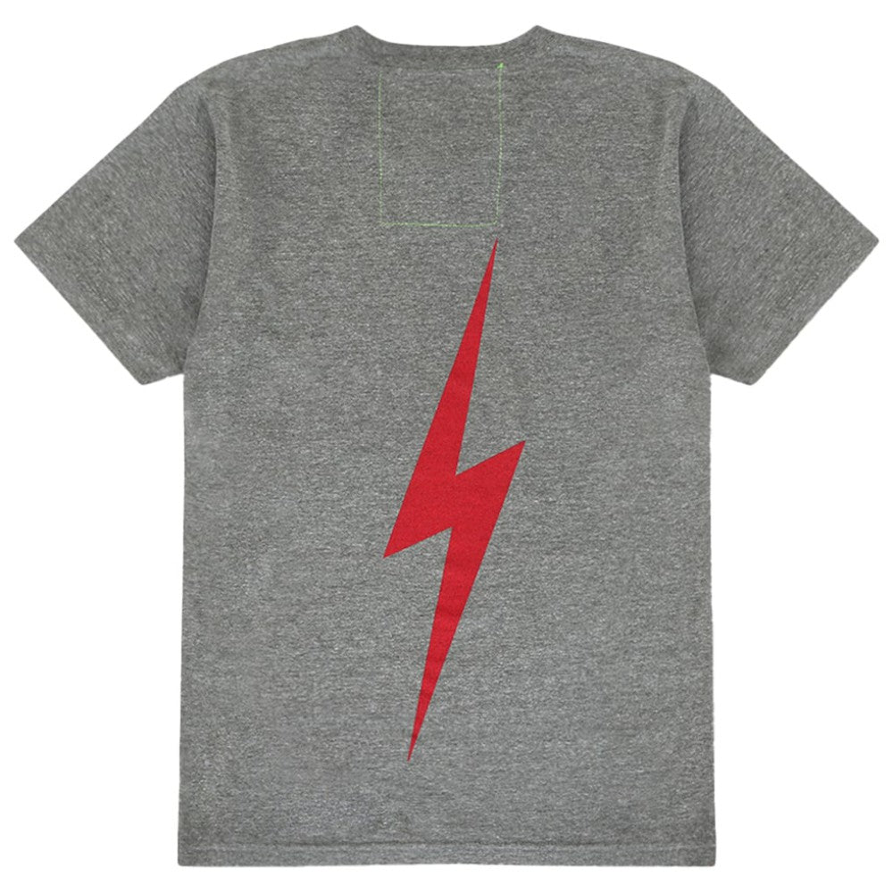 Philadelphia Phillies Aviator Nation x MLB Unisex Bolt Tri-Blend T-Shirt - Heather Gray T-shirts