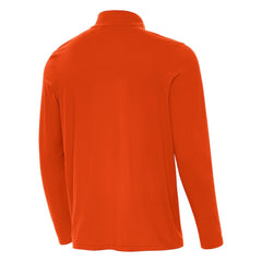 Cincinnati Bengals Antigua Streak Intent Quarter-Zip Sweatshirt - Orange Sweatshirts