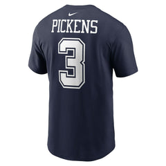 George Pickens Dallas Cowboys Name & Number T-Shirt - Navy T-shirts