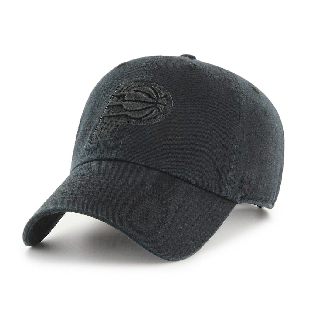 Indiana Pacers '47 Primary Logo Clean Up Adjustable Hat Black - 47 brand