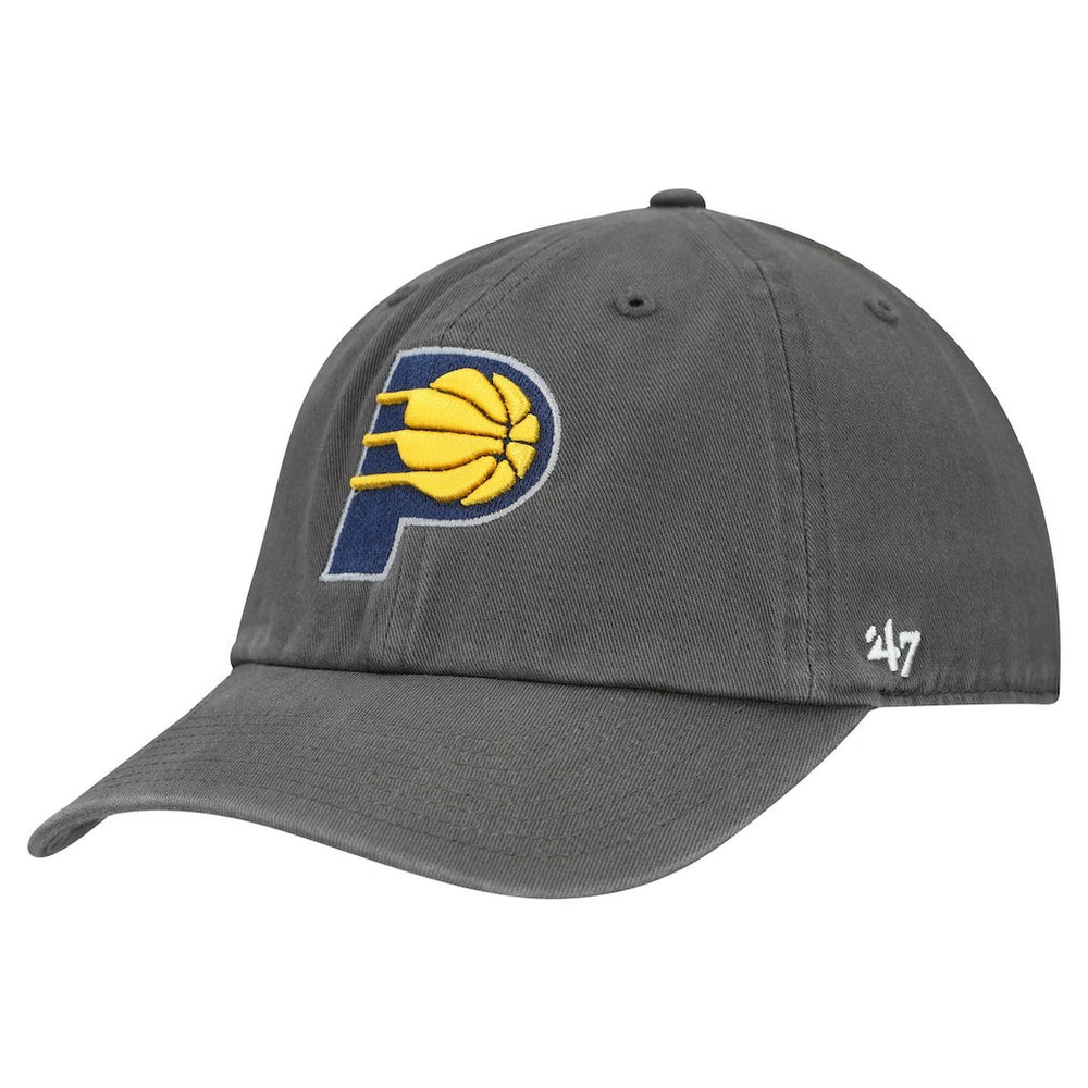 Indiana Pacers '47 Primary Logo Clean Up Adjustable Hat Charcoal - 47 brand