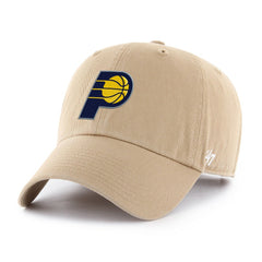 Indiana Pacers '47 Primary Logo Clean Up Adjustable Hat Khaki - 47 brand