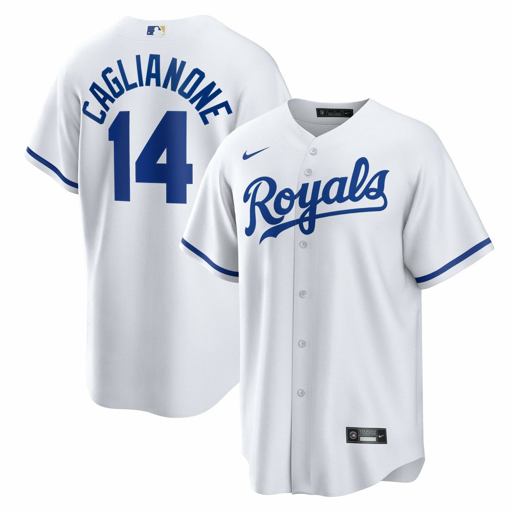 Jac Caglianone Kansas City Royals Nike Youth Home Replica Jersey - White Jerseys