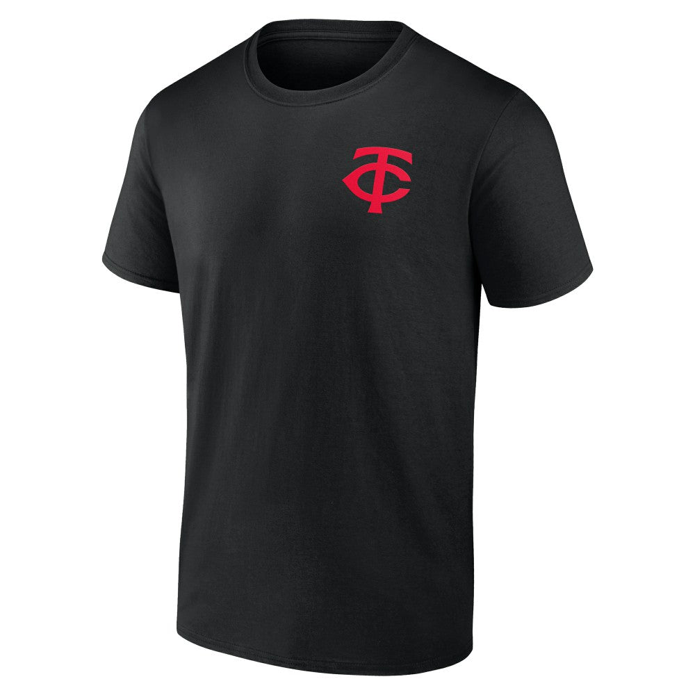 Minnesota Twins Stranger Things Graphic T-Shirt - Black T-shirts