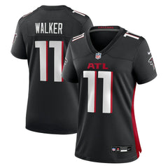Jalon Walker Atlanta Falcons Women's Team Game Jersey - Black Jerseys