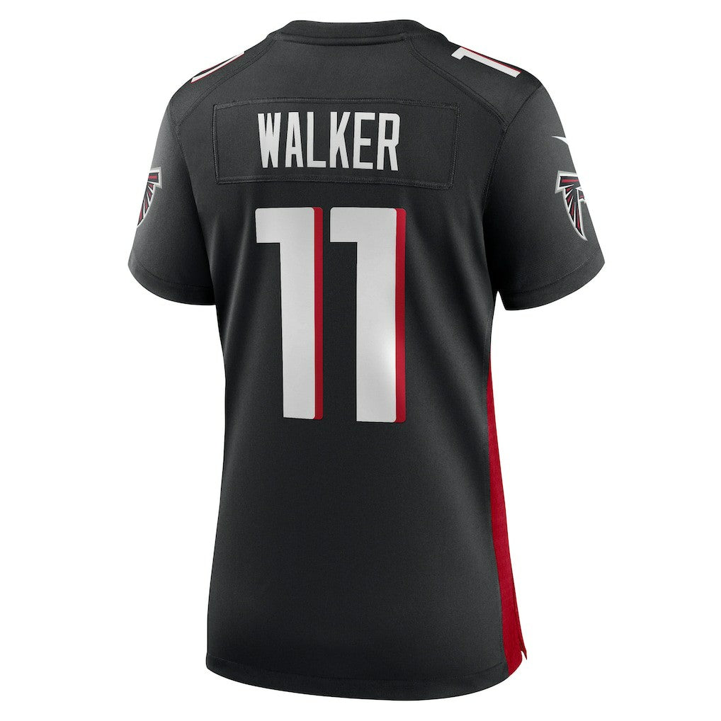 Jalon Walker Atlanta Falcons Women's Team Game Jersey - Black Jerseys