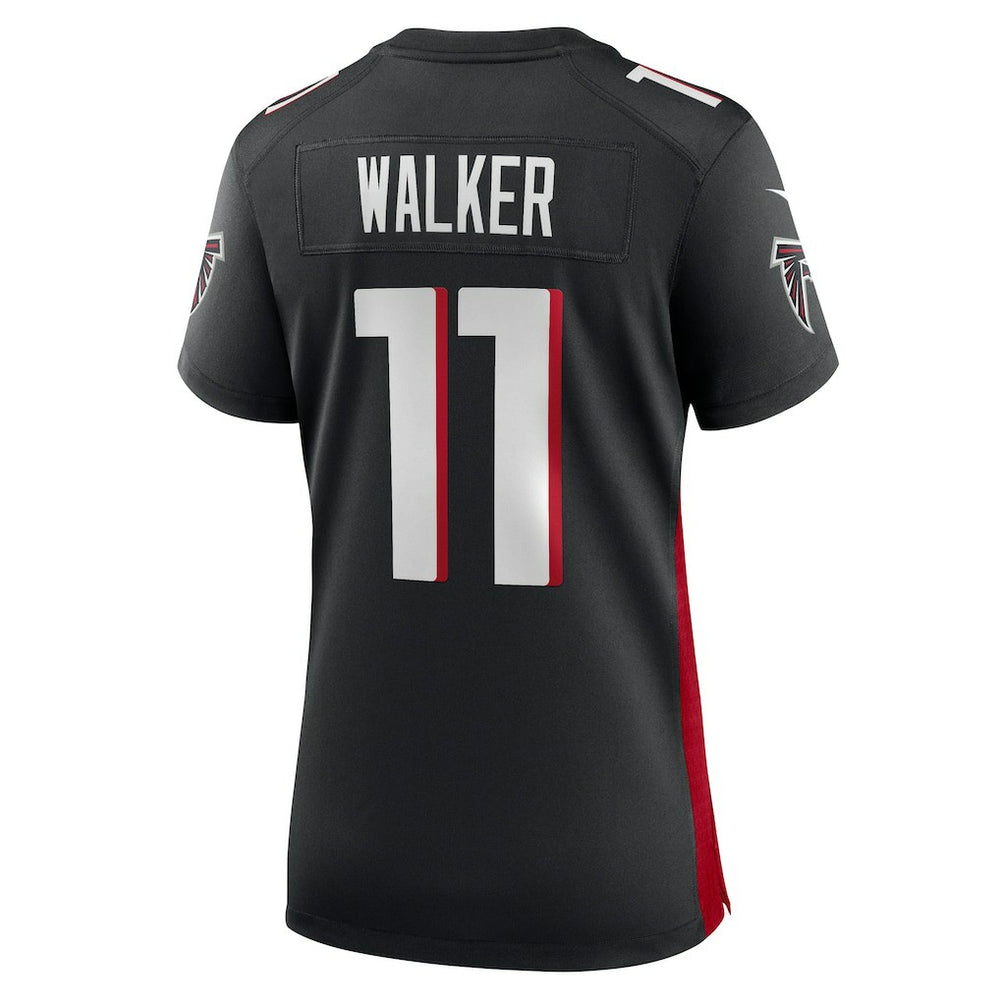 Jalon Walker Atlanta Falcons Women's Team Game Jersey - Black Jerseys