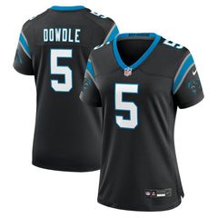 Rico Dowdle Carolina Panthers Women's Team Game Jersey - Black Jerseys