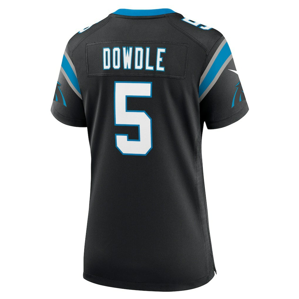 Rico Dowdle Carolina Panthers Women's Team Game Jersey - Black Jerseys