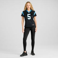 Rico Dowdle Carolina Panthers Women's Team Game Jersey - Black Jerseys