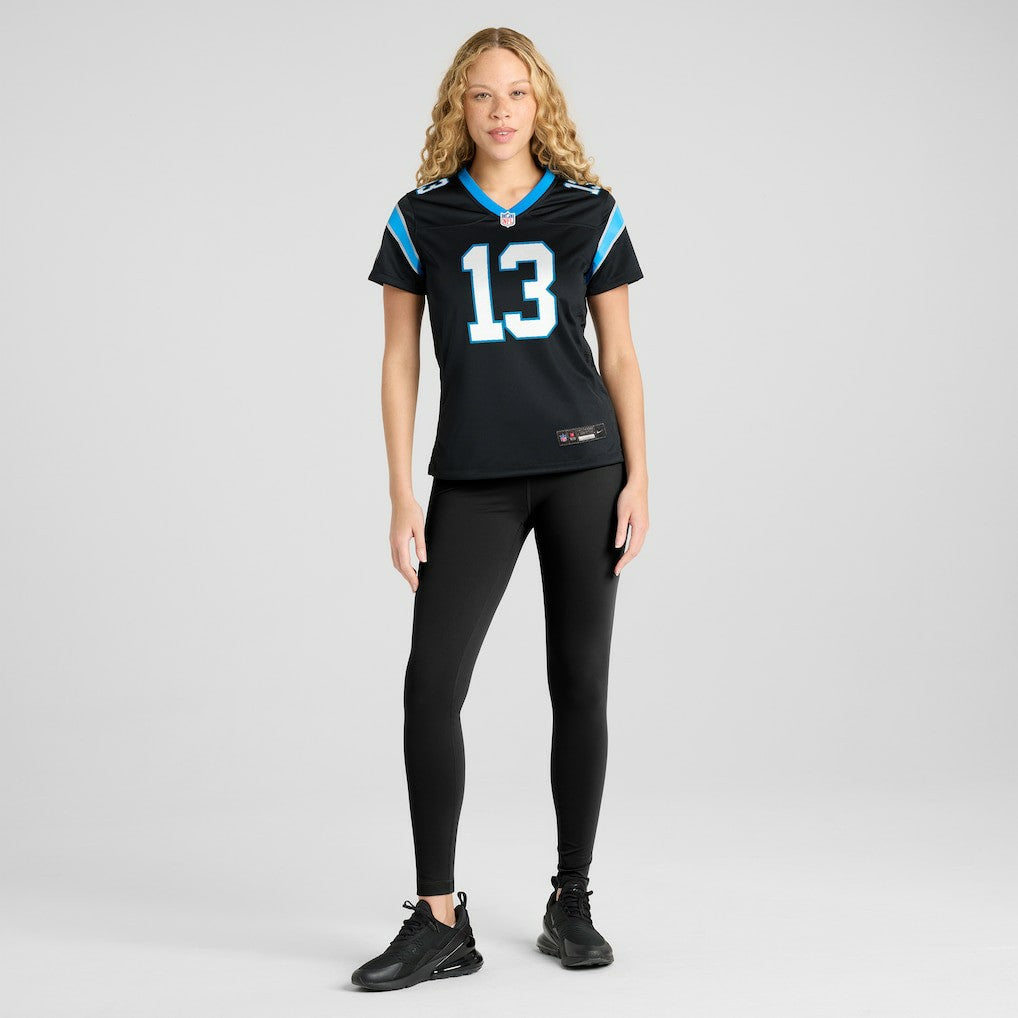 Hunter Renfrow Carolina Panthers Women's Team Game Jersey - Black Jerseys