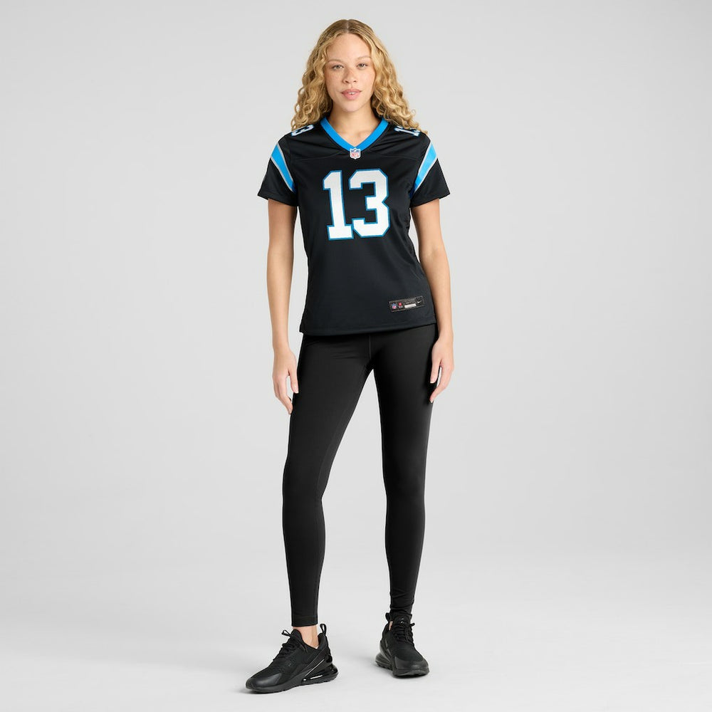 Hunter Renfrow Carolina Panthers Women's Team Game Jersey - Black Jerseys