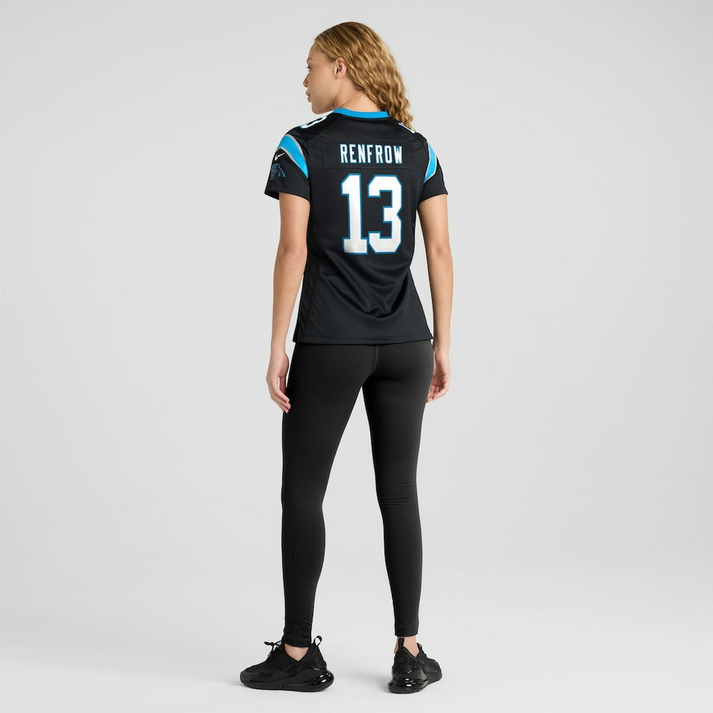 Hunter Renfrow Carolina Panthers Women's Team Game Jersey - Black Jerseys