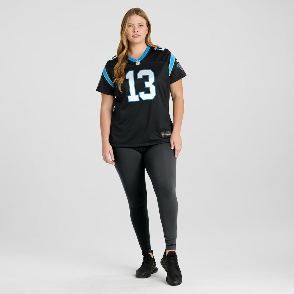 Hunter Renfrow Carolina Panthers Women's Team Game Jersey - Black Jerseys
