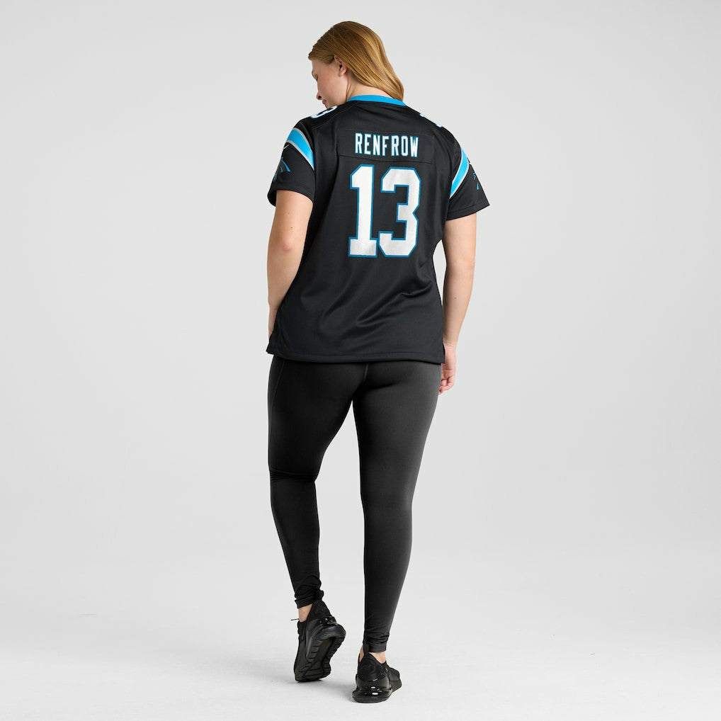 Hunter Renfrow Carolina Panthers Women's Team Game Jersey - Black Jerseys