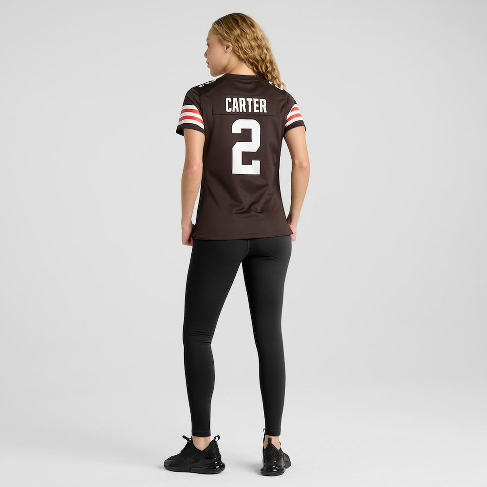DeAndre Carter Cleveland Browns Women's Team Game Jersey - Brown Jerseys